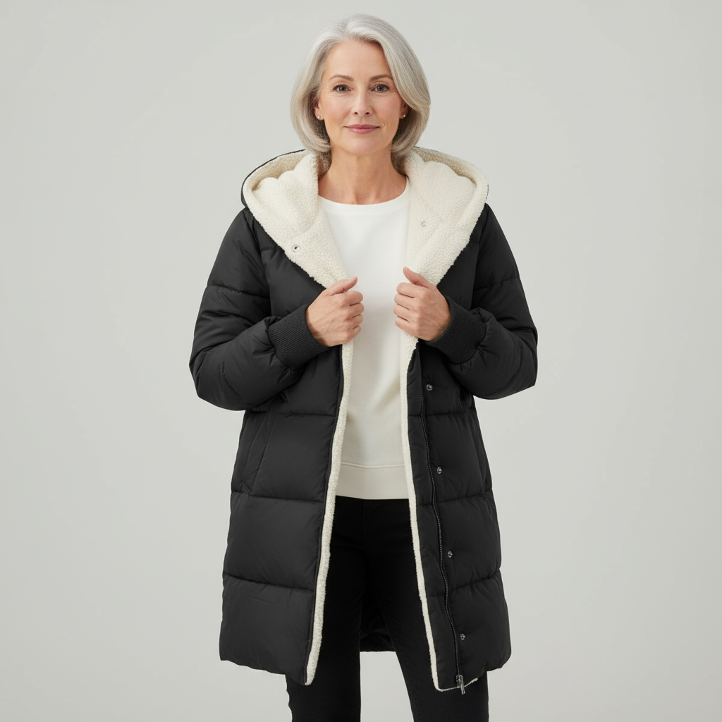 Asizo™ – Warme Pufferjas met Sherpa Voering