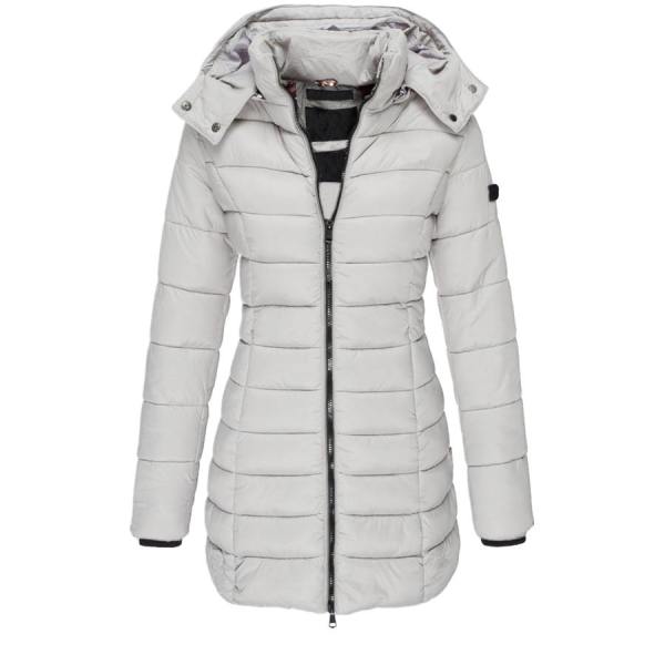 Liora™ – Warme Lange Winterjas met Capuchon