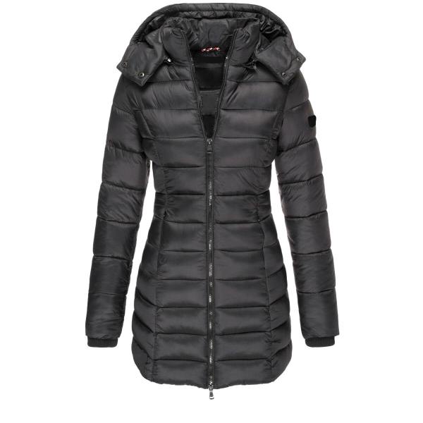 Liora™ – Warme Lange Winterjas met Capuchon