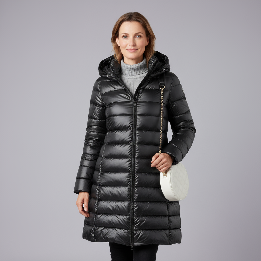 Lyra™ – Ultralichte Gewatteerde Winterjas met Capuchon