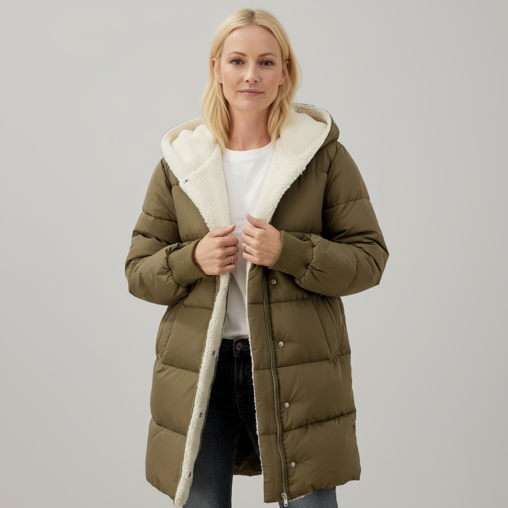 Asizo™ – Warme Pufferjas met Sherpa Voering