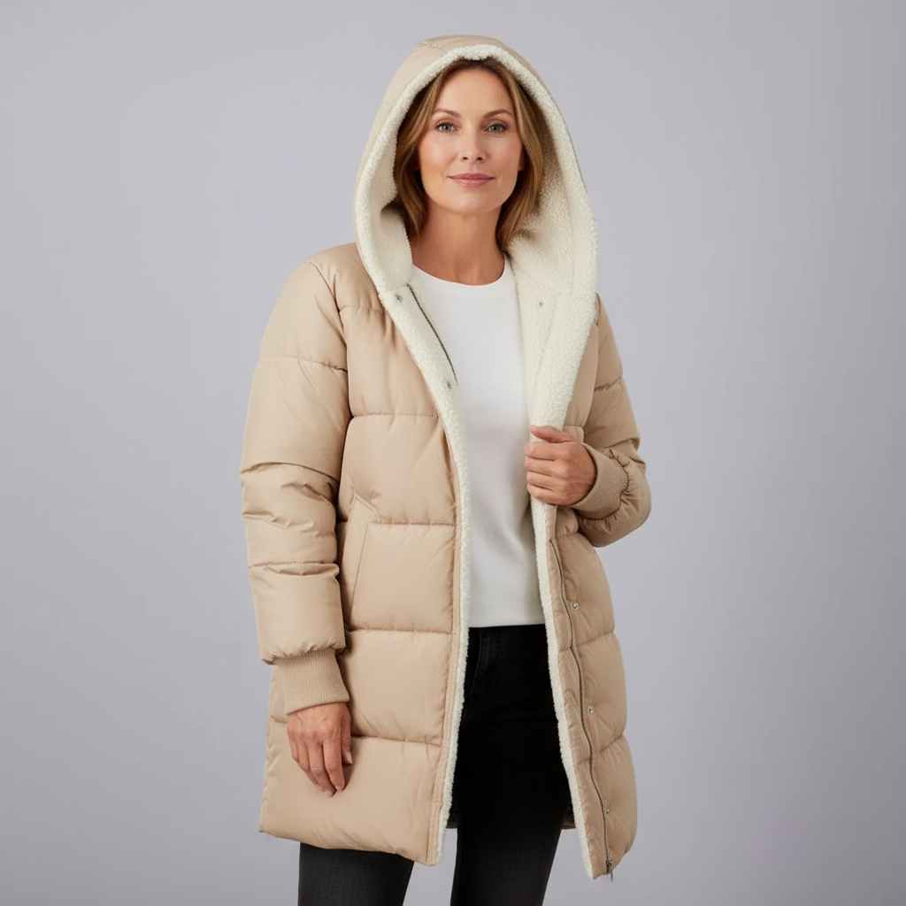 Asizo™ – Warme Pufferjas met Sherpa Voering