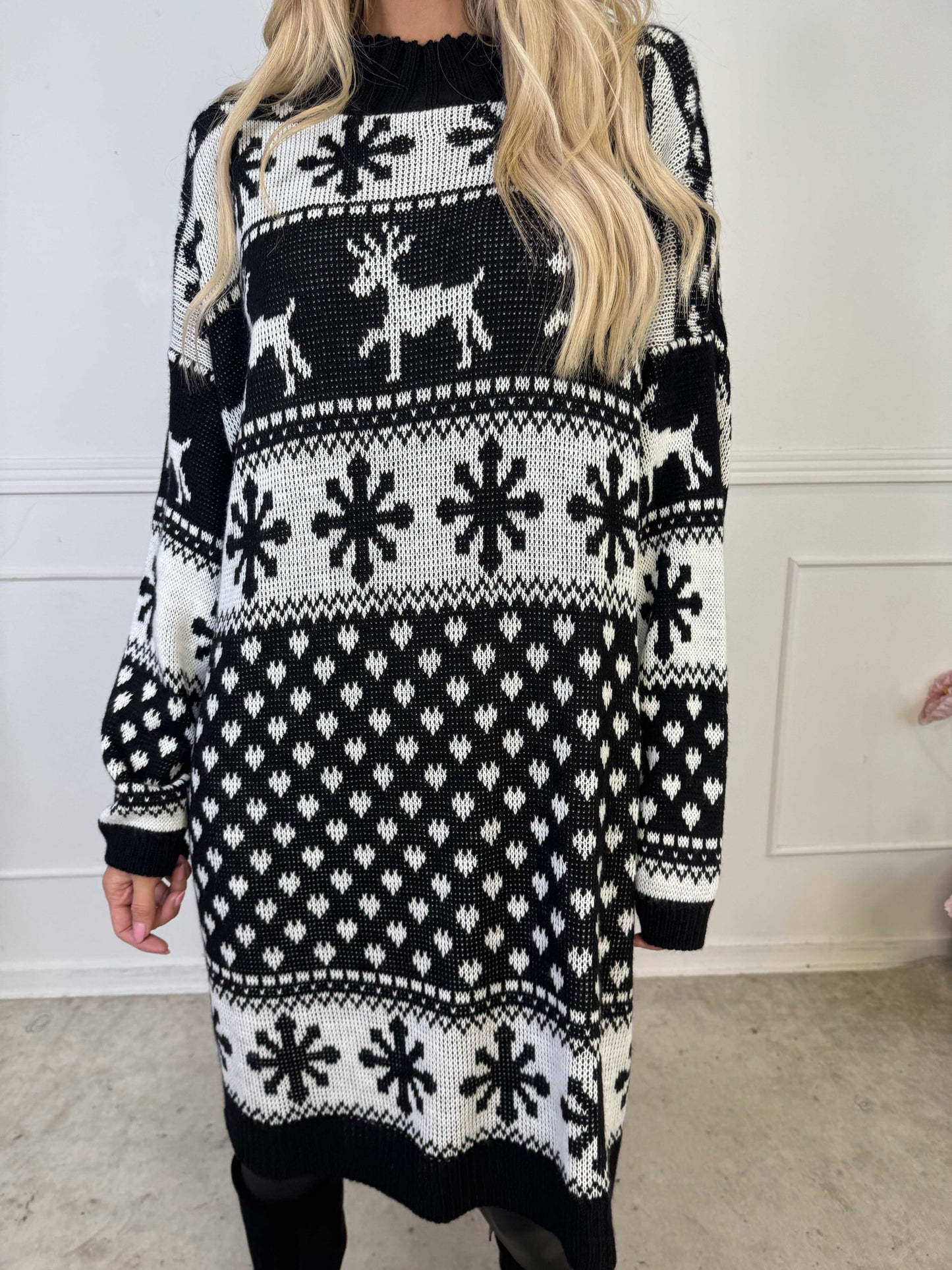 Noëlle™ – Feestelijke Gebreide Jurk