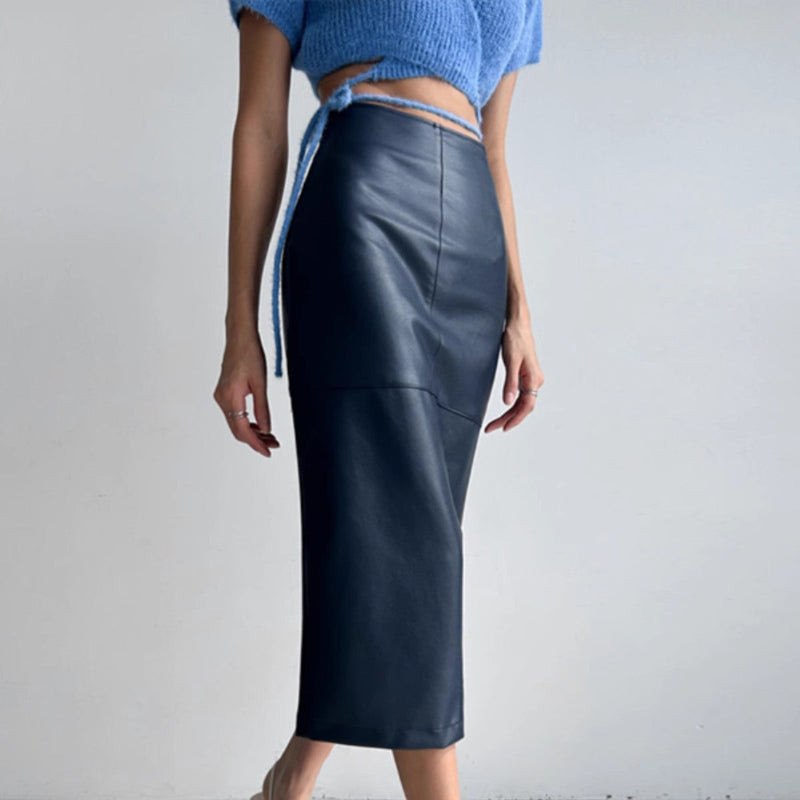 Élodie™ – Midi Rok met Elegante Snit