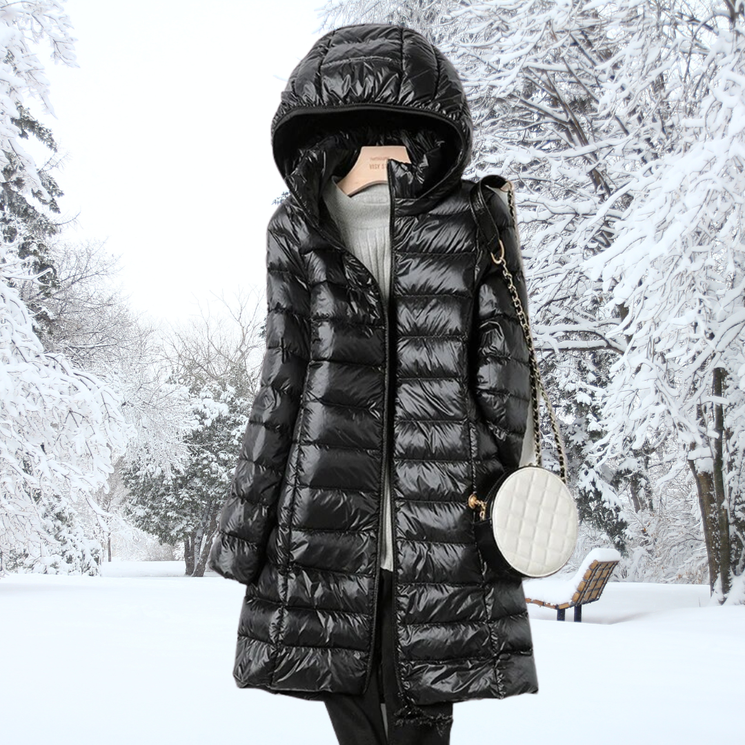 Lyra™ – Ultralichte Gewatteerde Winterjas met Capuchon
