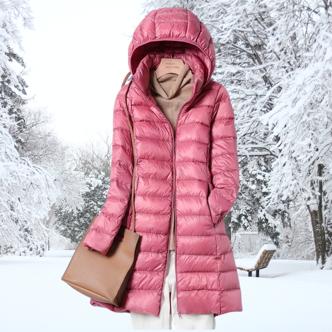 Lyra™ – Ultralichte Gewatteerde Winterjas met Capuchon