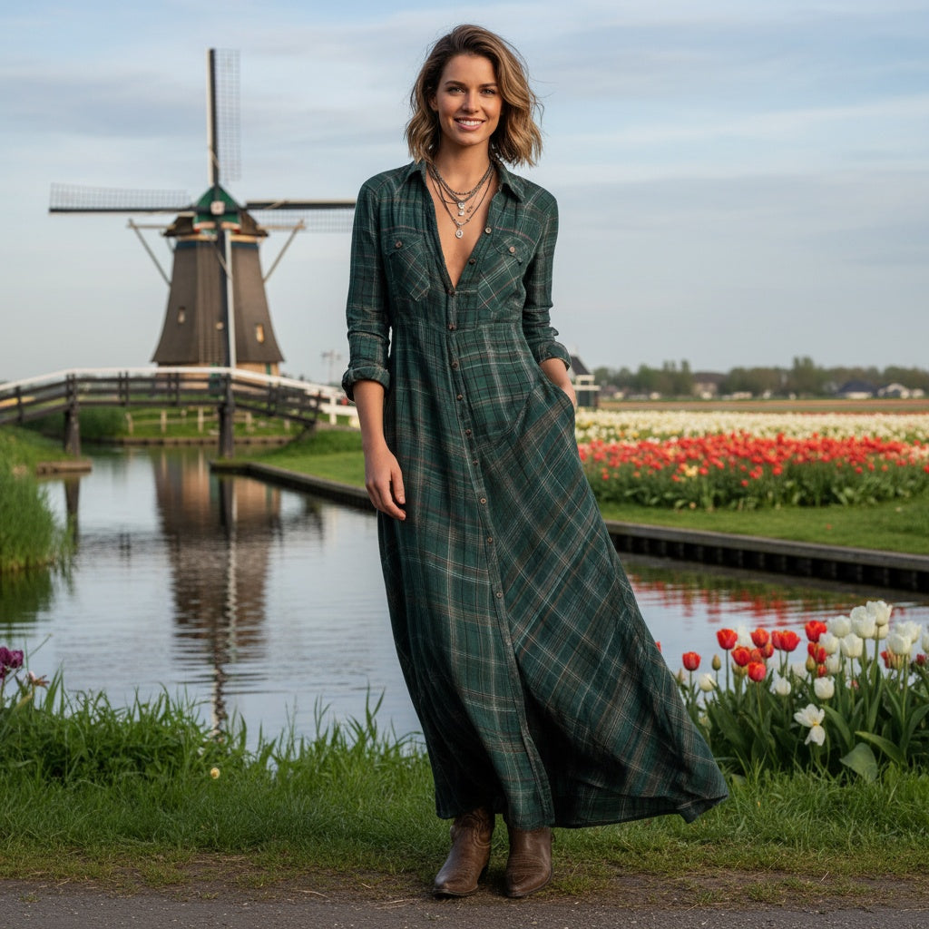 Cécile™ – Elegante Maxi Jurk