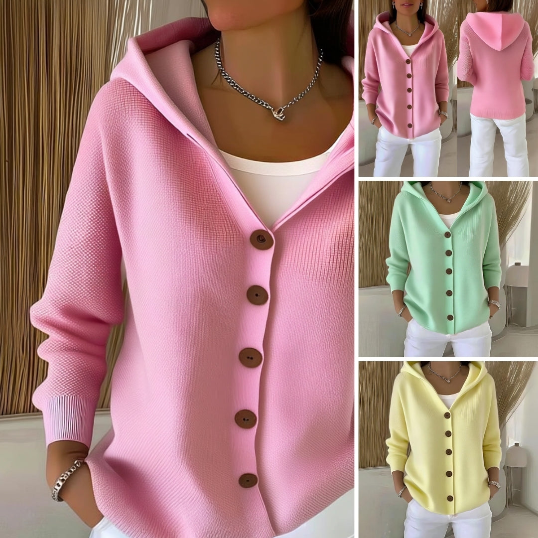 Vogora Fleur Gebreide Hoodie