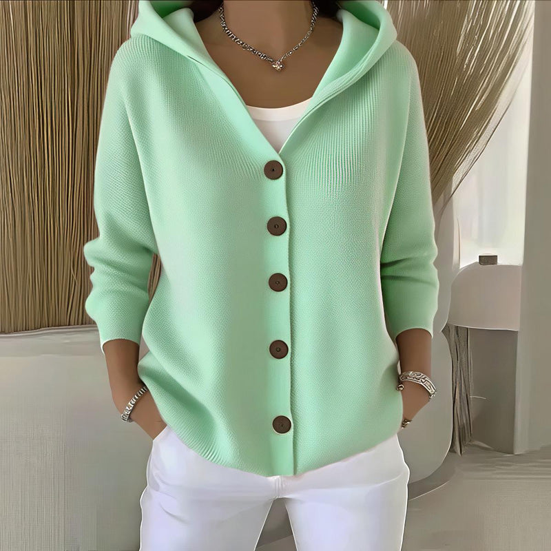 Vogora Fleur Gebreide Hoodie