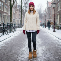 Nordivia Cosy Platform Boots Luxe suèdine