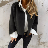 Aveline™ – Elegantie in een korte kasjmier-look jas