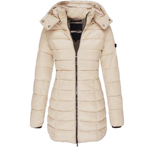 Liora™ – Warme Lange Winterjas met Capuchon