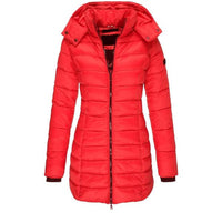 Liora™ – Warme Lange Winterjas met Capuchon