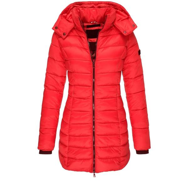 Liora™ – Warme Lange Winterjas met Capuchon
