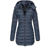 Liora™ – Warme Lange Winterjas met Capuchon