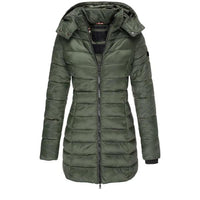 Liora™ – Warme Lange Winterjas met Capuchon