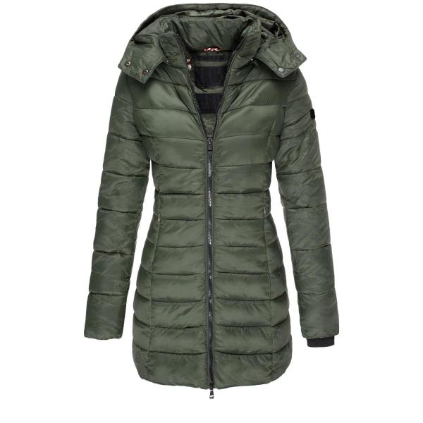 Liora™ – Warme Lange Winterjas met Capuchon