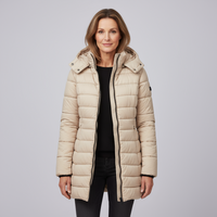 Liora™ – Warme Lange Winterjas met Capuchon