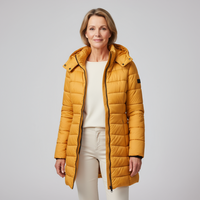 Liora™ – Warme Lange Winterjas met Capuchon