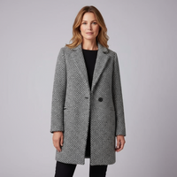 Cheska™ – Tijdloze Wolmix Jas
