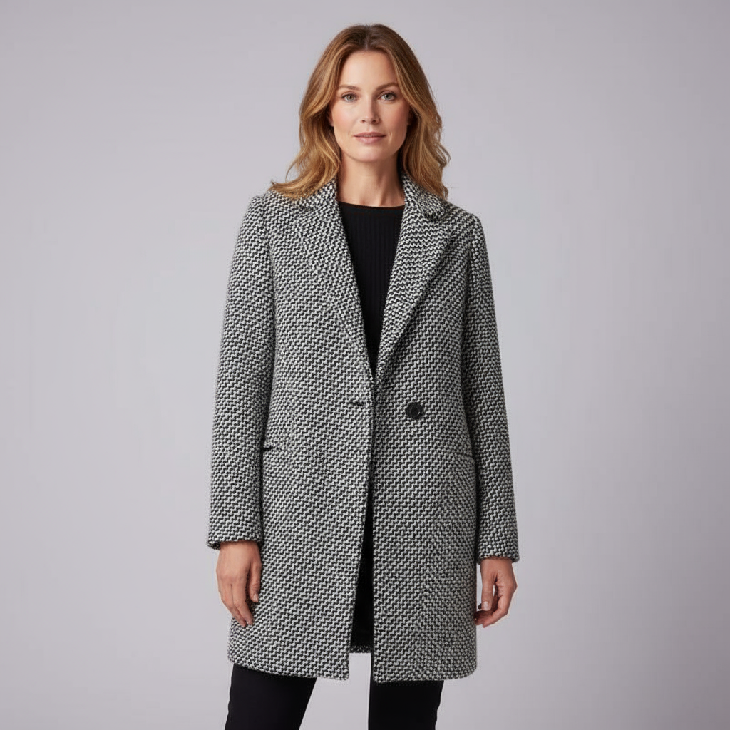 Cheska™ – Tijdloze Wolmix Jas