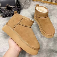 Nordivia Cosy Platform Boots Luxe suèdine