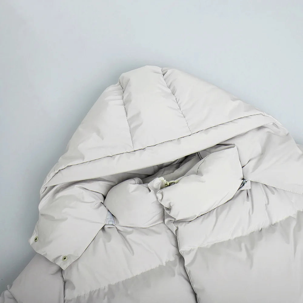 Elyra™ – Dikke Gewatteerde Winterjas met Capuchon