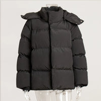 Elyra™ – Dikke Gewatteerde Winterjas met Capuchon