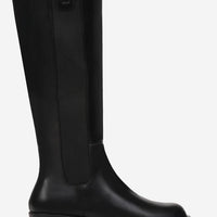 Giulia – Minimalistische Zwarte Hoge Laarzen