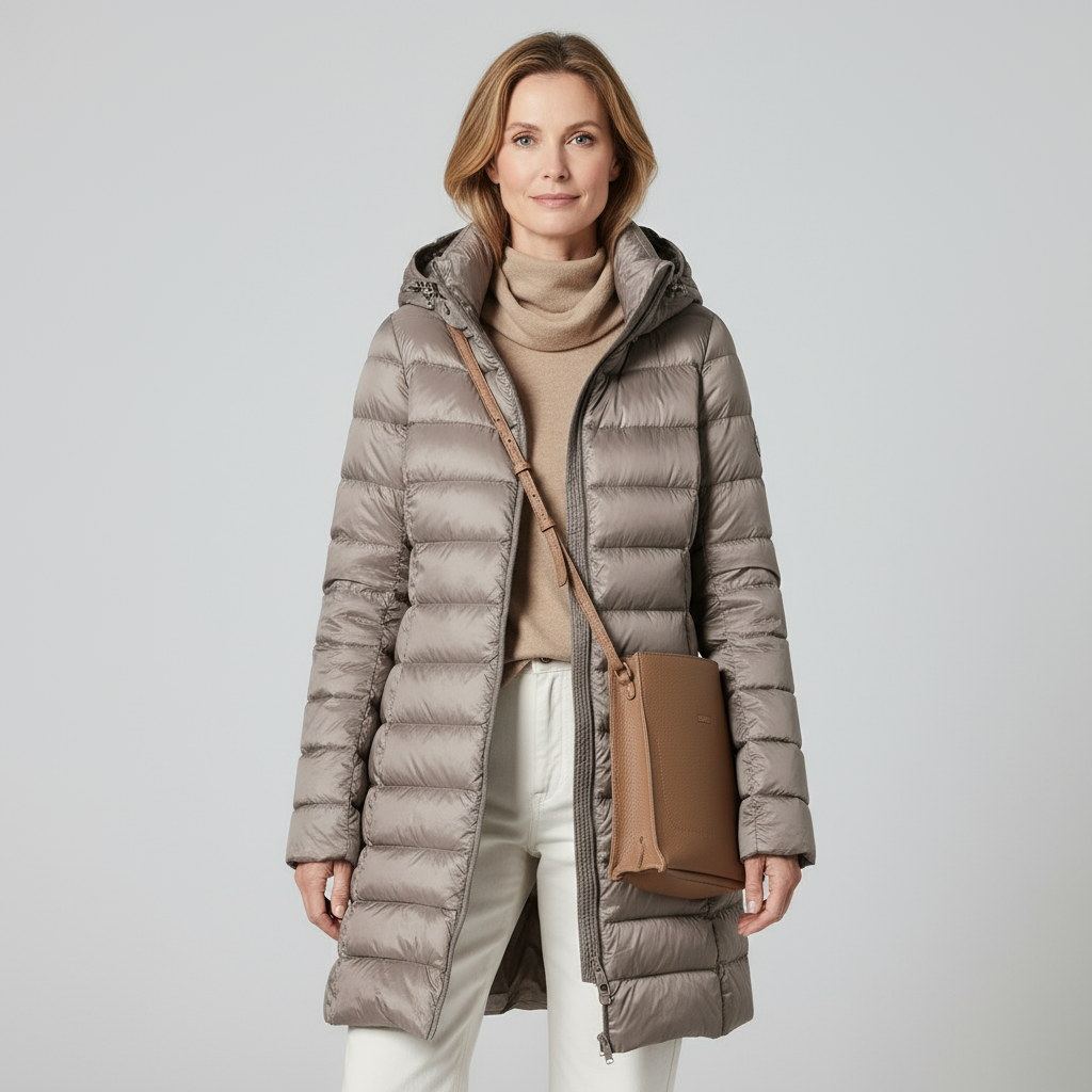 Lyra™ – Ultralichte Gewatteerde Winterjas met Capuchon