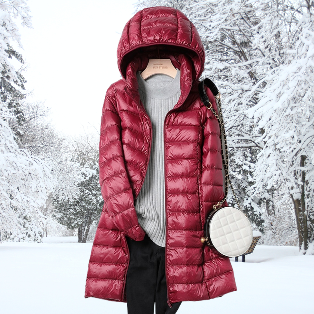 Lyra™ – Ultralichte Gewatteerde Winterjas met Capuchon