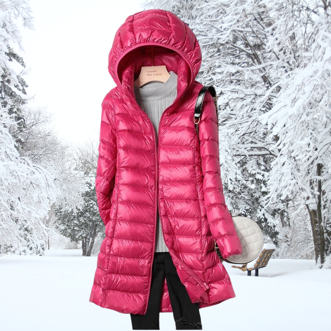 Lyra™ – Ultralichte Gewatteerde Winterjas met Capuchon