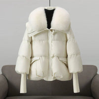 Valeria™ | Luxe Winterjas met Bontkraag