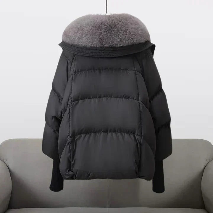 Valeria™ | Luxe Winterjas met Bontkraag