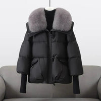 Valeria™ | Luxe Winterjas met Bontkraag