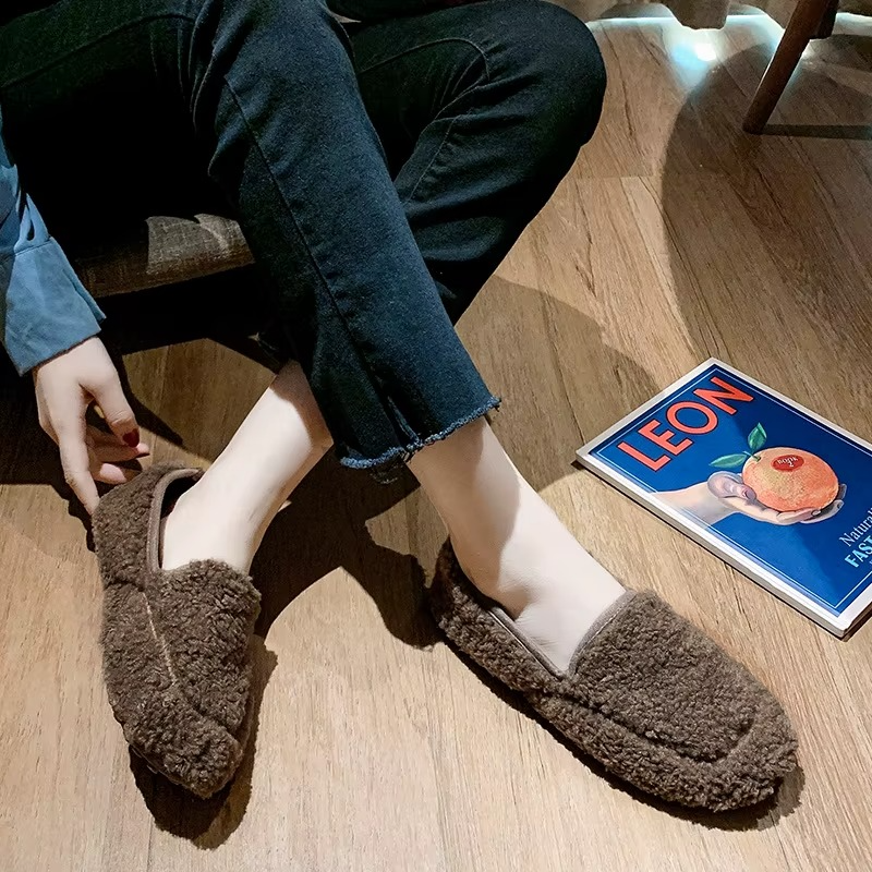LioraSoft™ Fluffy Loafers