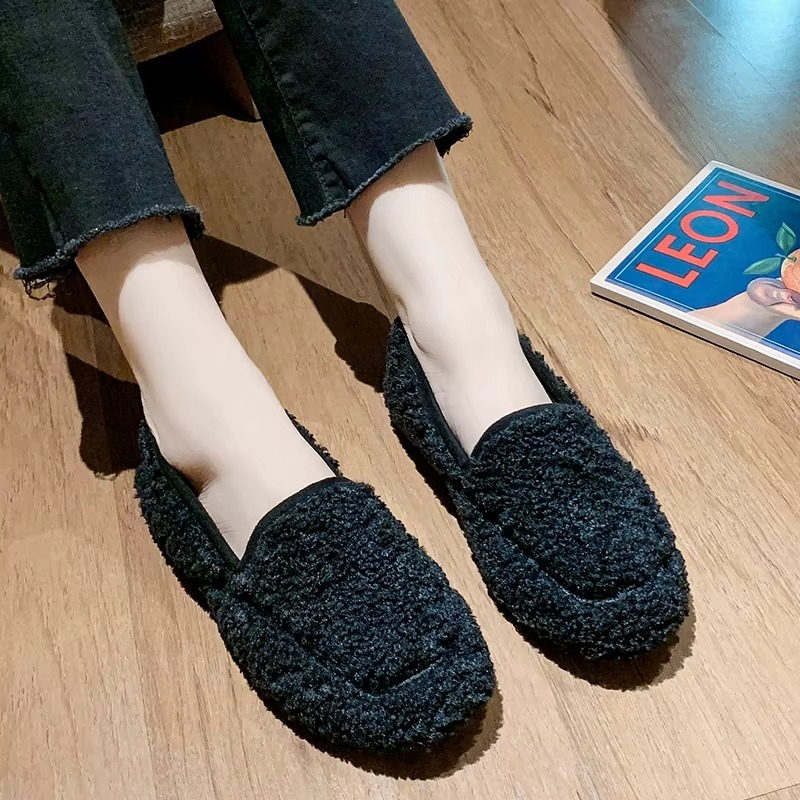 LioraSoft™ Fluffy Loafers