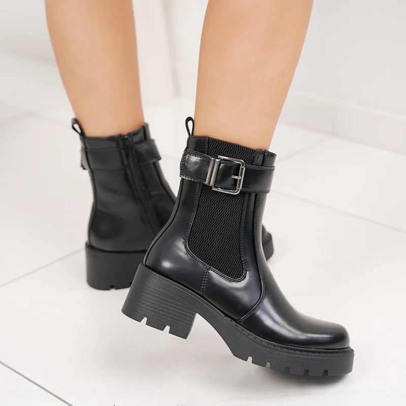 Sienna | Elegante Chelsea-laarzen met Gesp