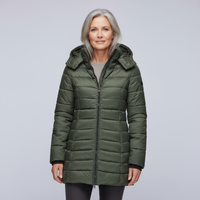 Liora™ – Warme Lange Winterjas met Capuchon